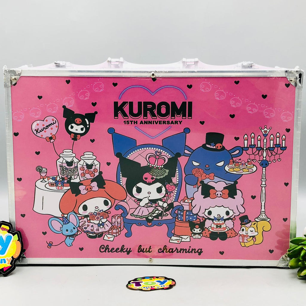 145Pcs Premium Kuromi Themed Kids Painting Kit Briefcase