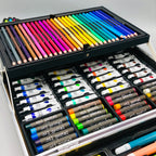 145Pcs Premium Kuromi Themed Kids Painting Kit Briefcase