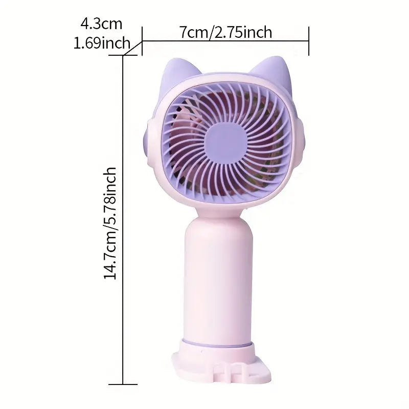 Simple Mini Handheld Rechargeable Mini Fan
