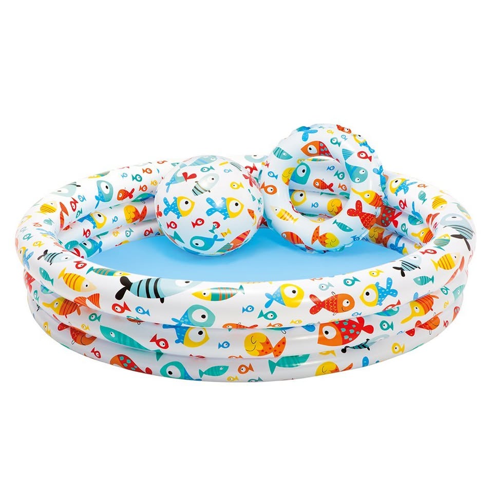 INTEX Fishbowl Pool (52" x 11") With Ball And Tube