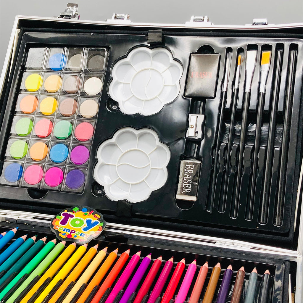 145Pcs Premium Kuromi Themed Kids Painting Kit Briefcase