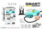 Electric Smart Line Following Car With EV Station