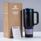 Stanley Insulated Tumbler With Straw - Black