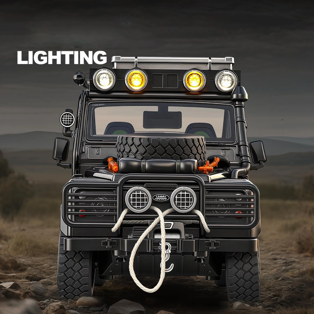 1:24 Diecast Land Rover Defender 110 Off-Road Model