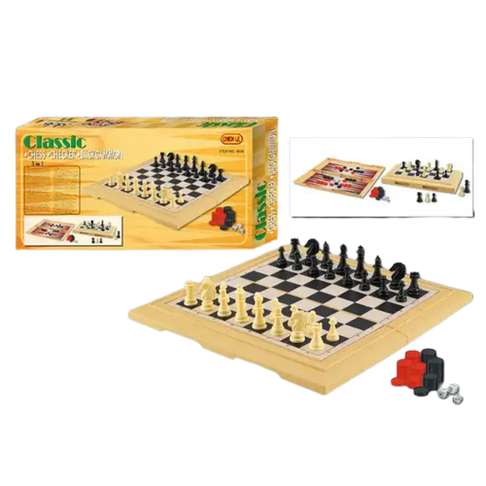 3in1 Premium Classic Chess Game Play Set