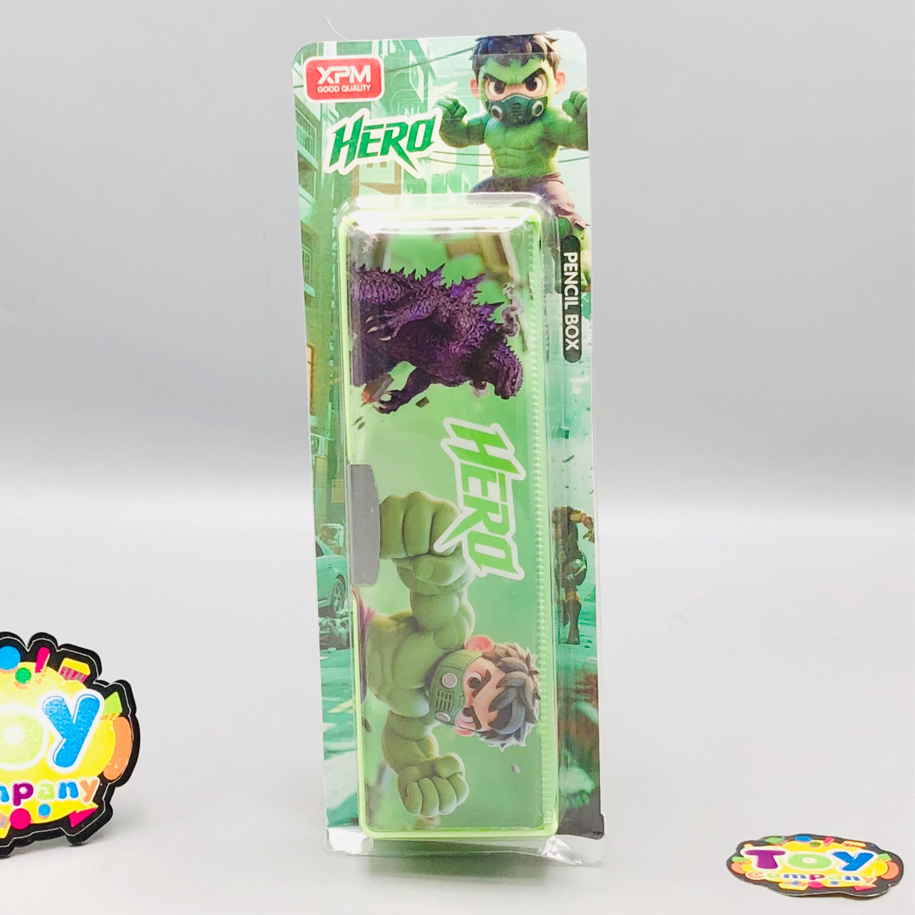 Mini Hero Themed Double-Sided Geometry Box - Green